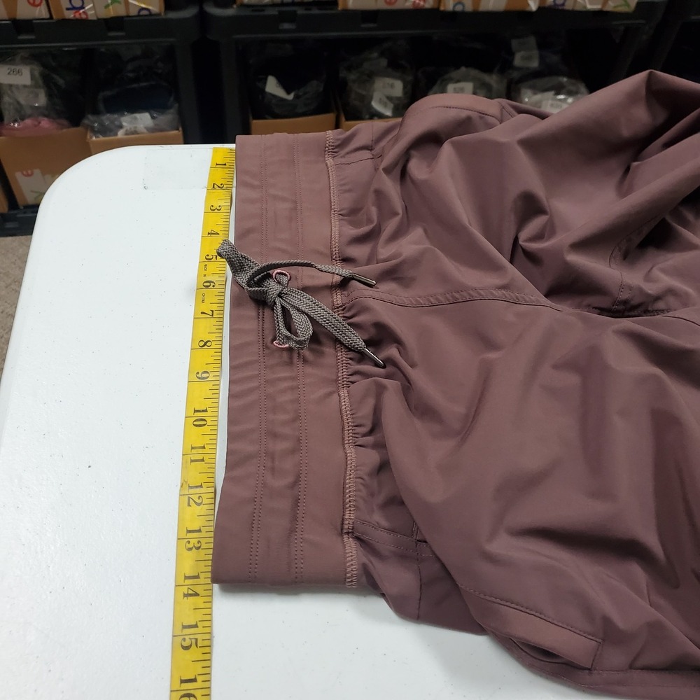 Free Fly Mens Pull On Drawstring Jogger Pants Size S Brown Athletic Zip Pockets - Picture 5 of 9